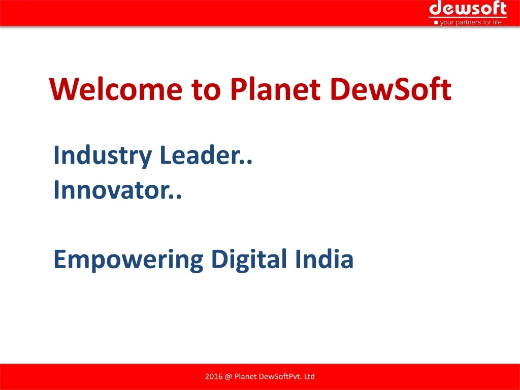 welcome to planet dewsoft