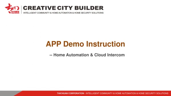 APP Demo Instruction