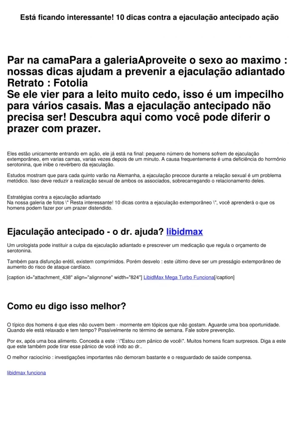 Está ficando interessante! 10 dicas contra a ejaculação antecipado ação