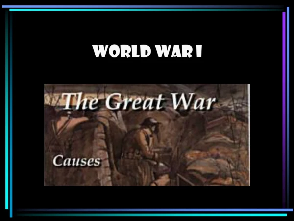 World War I