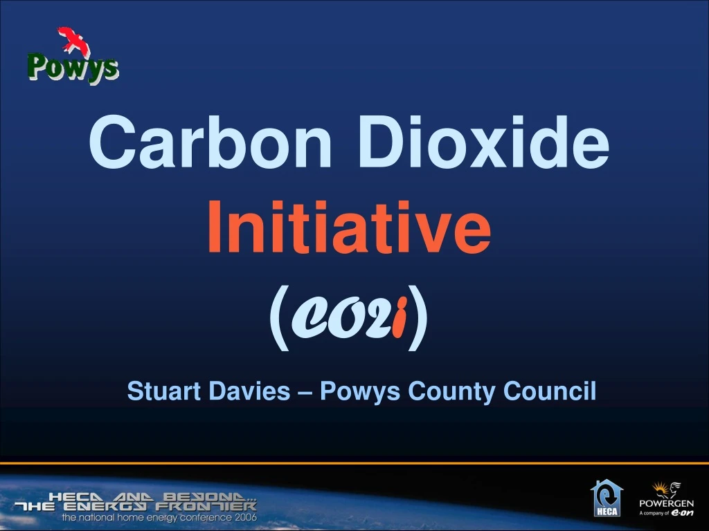 carbon dioxide initiative co2 i