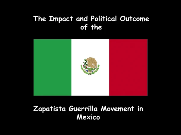 The Impact and Political Outcome of the