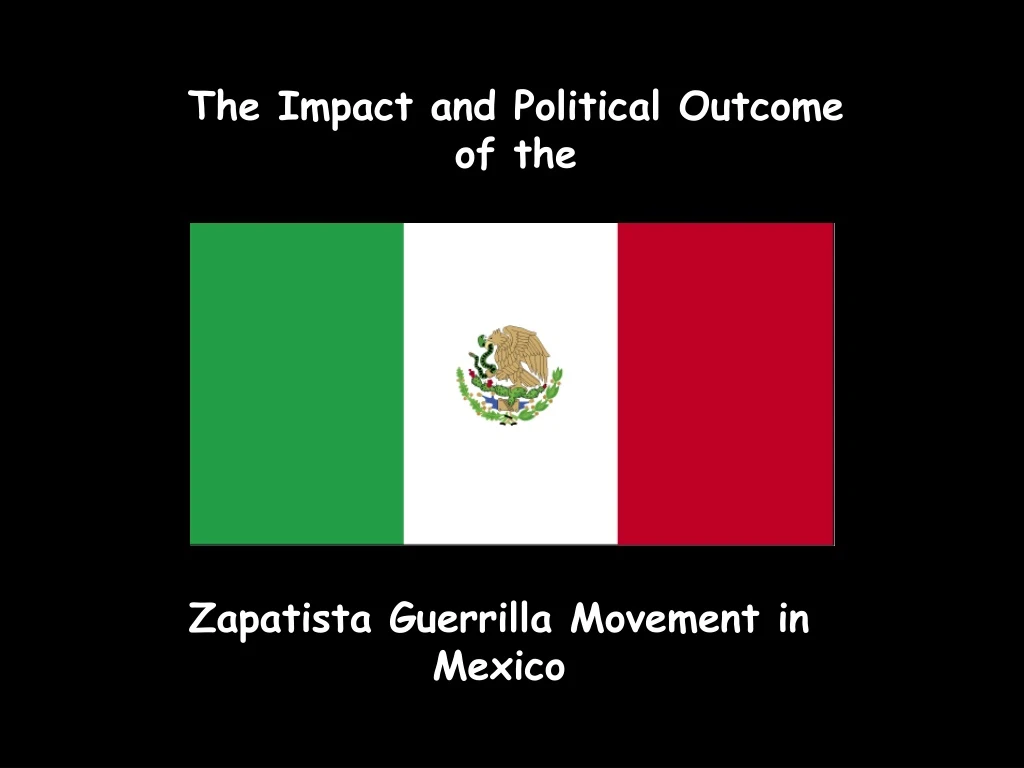 the impact and political outcome of the