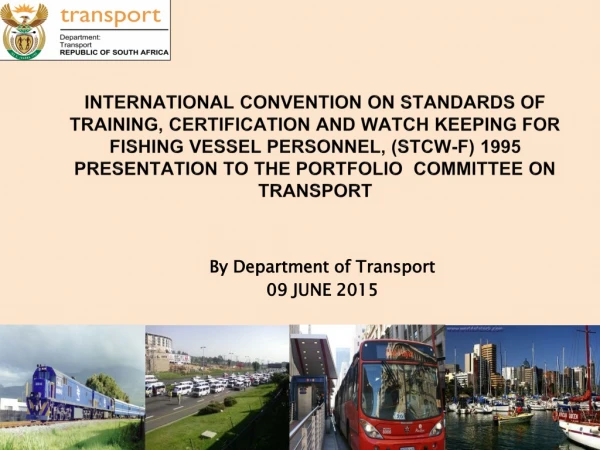 By Department of Transport 09 JUNE 2015