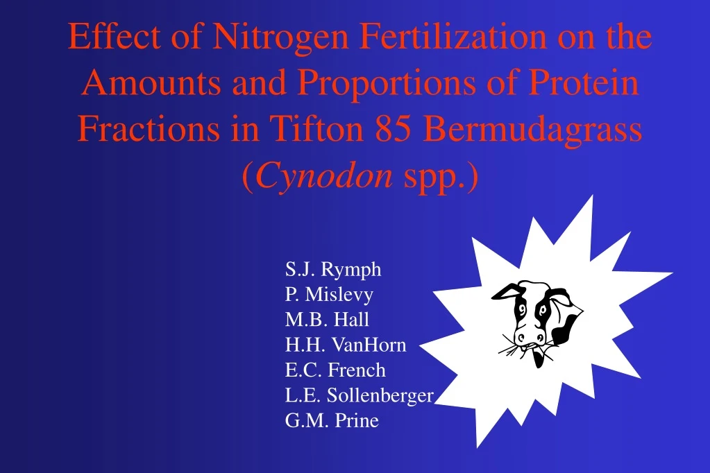 effect of nitrogen fertilization on the amounts