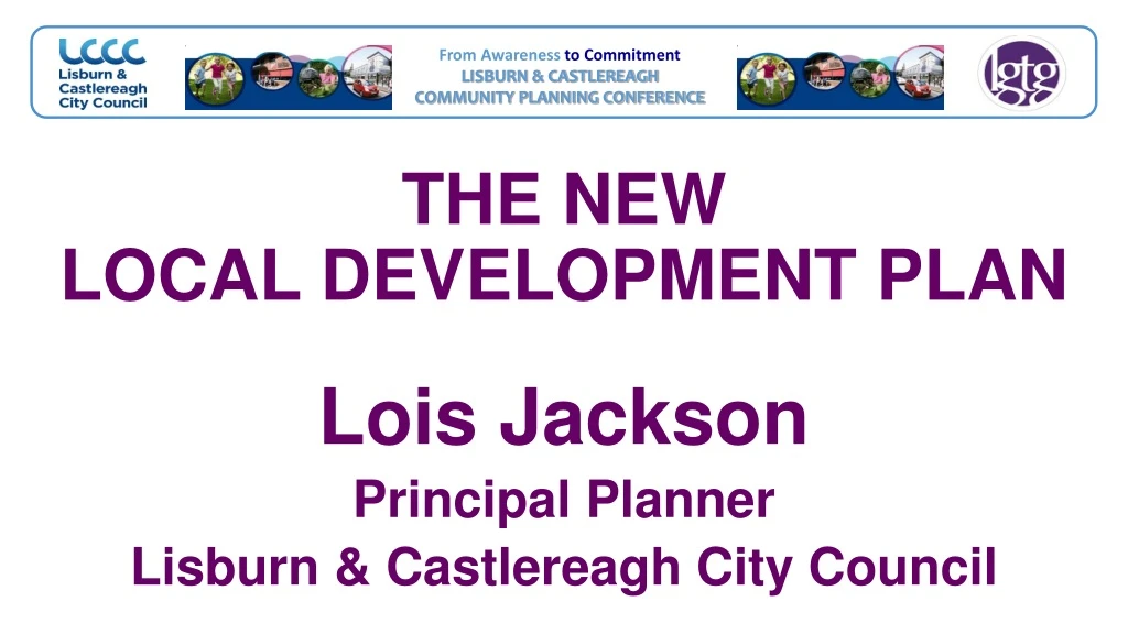 the new local development plan