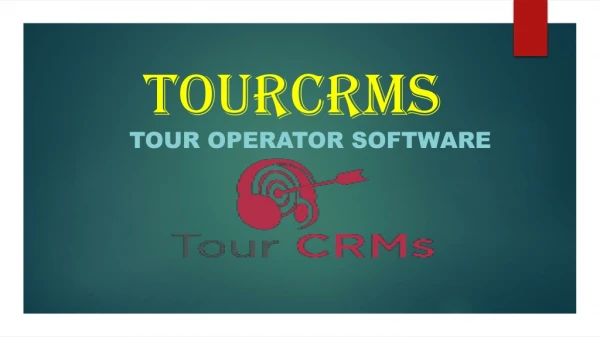#1Tour Operator Software for Small Travel Companies | T