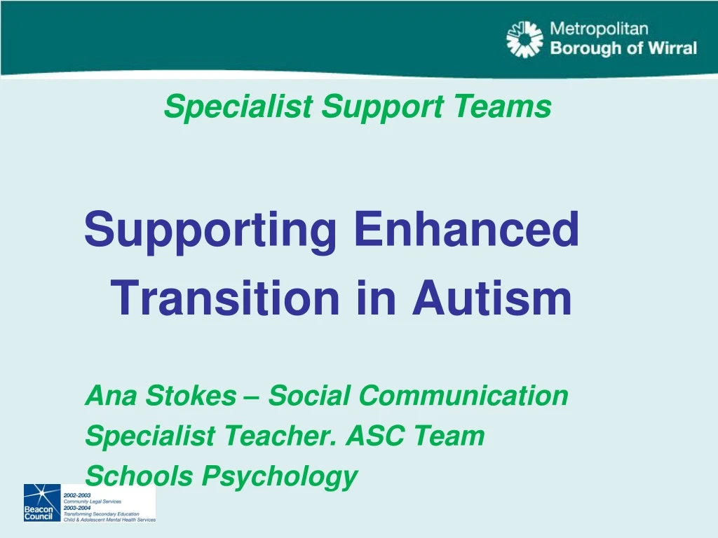specialist support teams