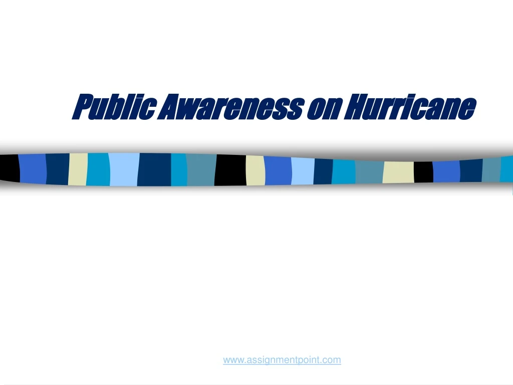 public awareness on hurricane