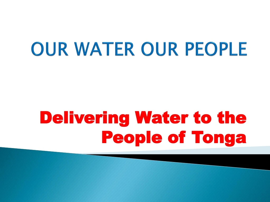 our water our people