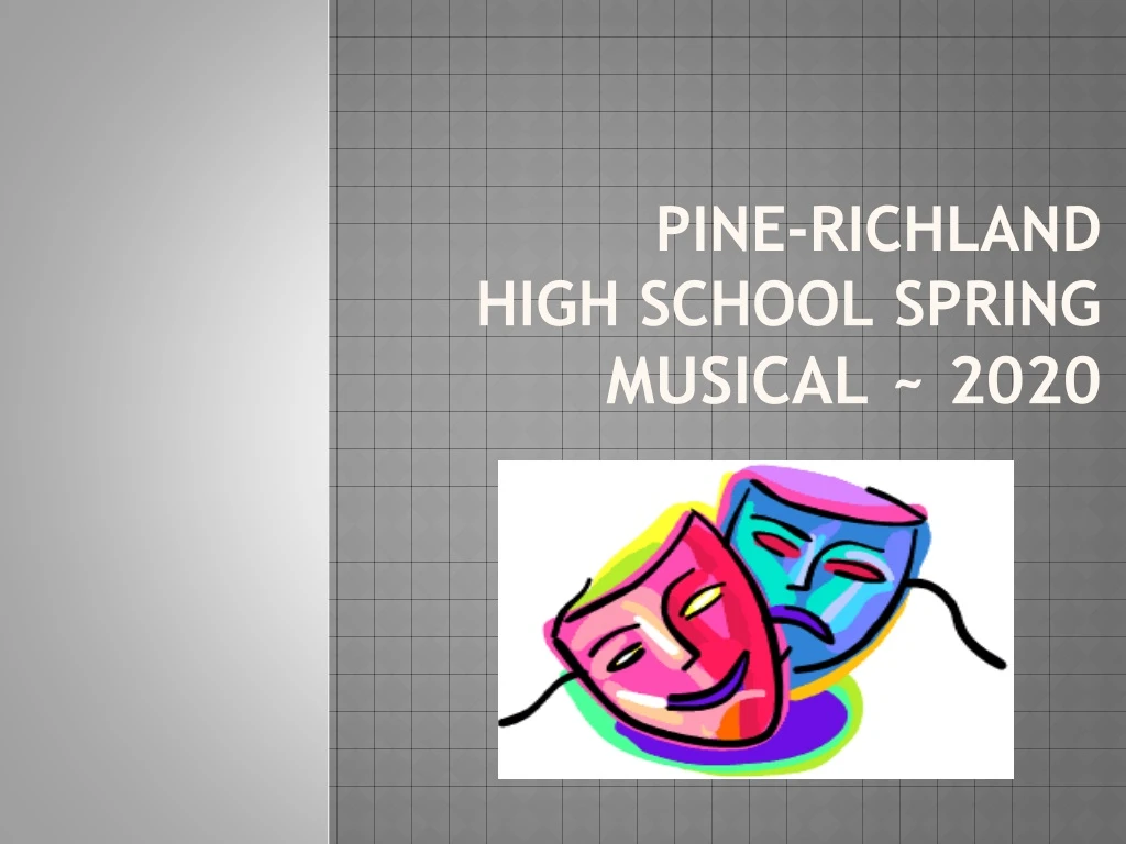 pine richland high school spring musical 2020