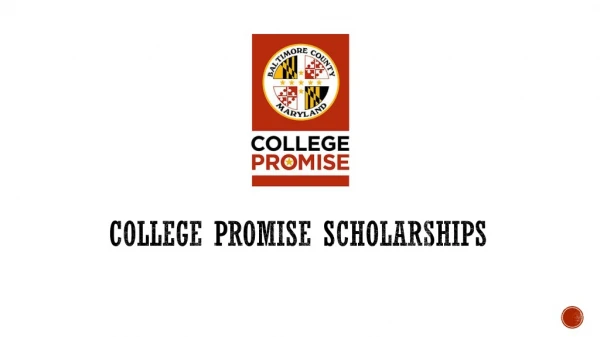College Promise Scholarships