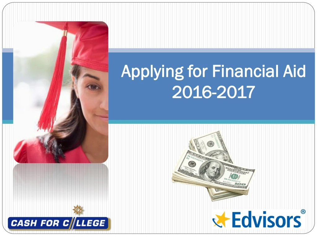applying for financial aid 2016 2017