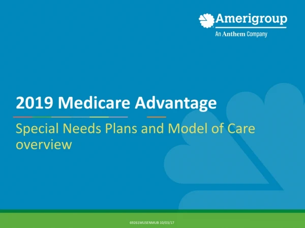 2019 Medicare Advantage