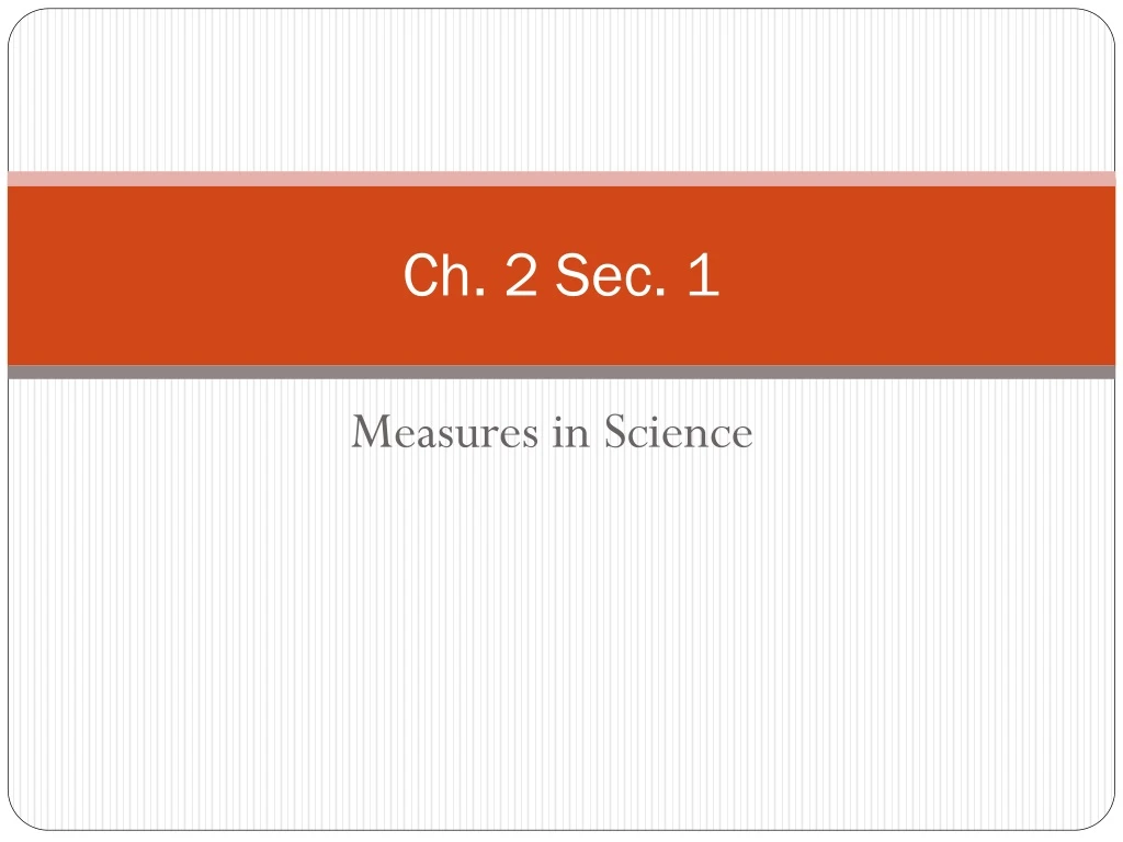 ch 2 sec 1