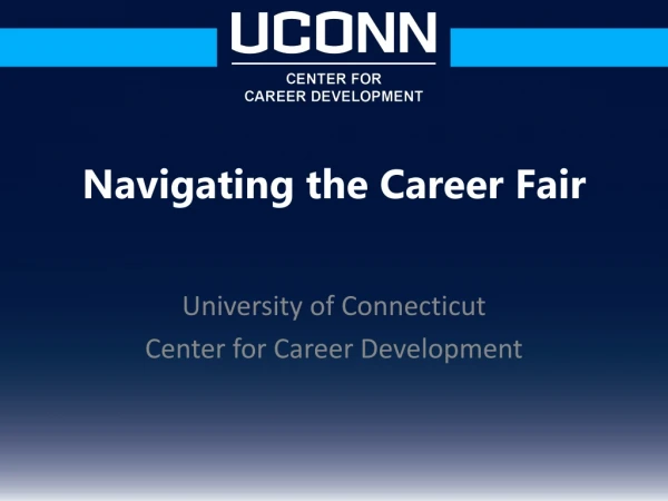 University of Connecticut Center for Career Development