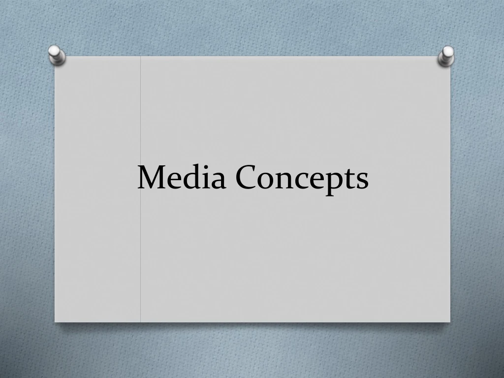 media concepts