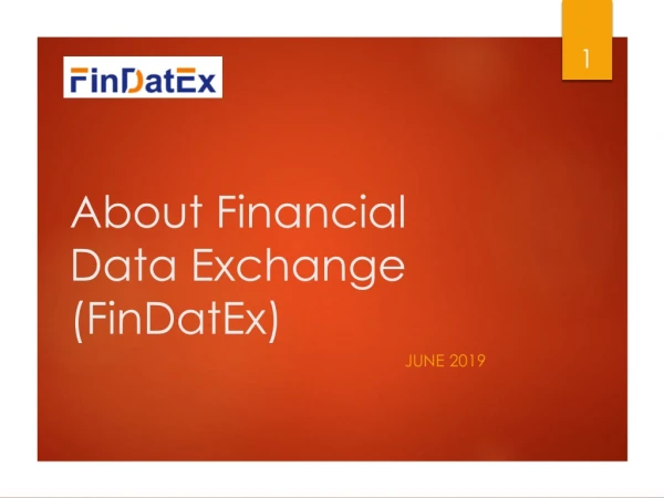 About Financial Data Exchange ( FinDatEx)