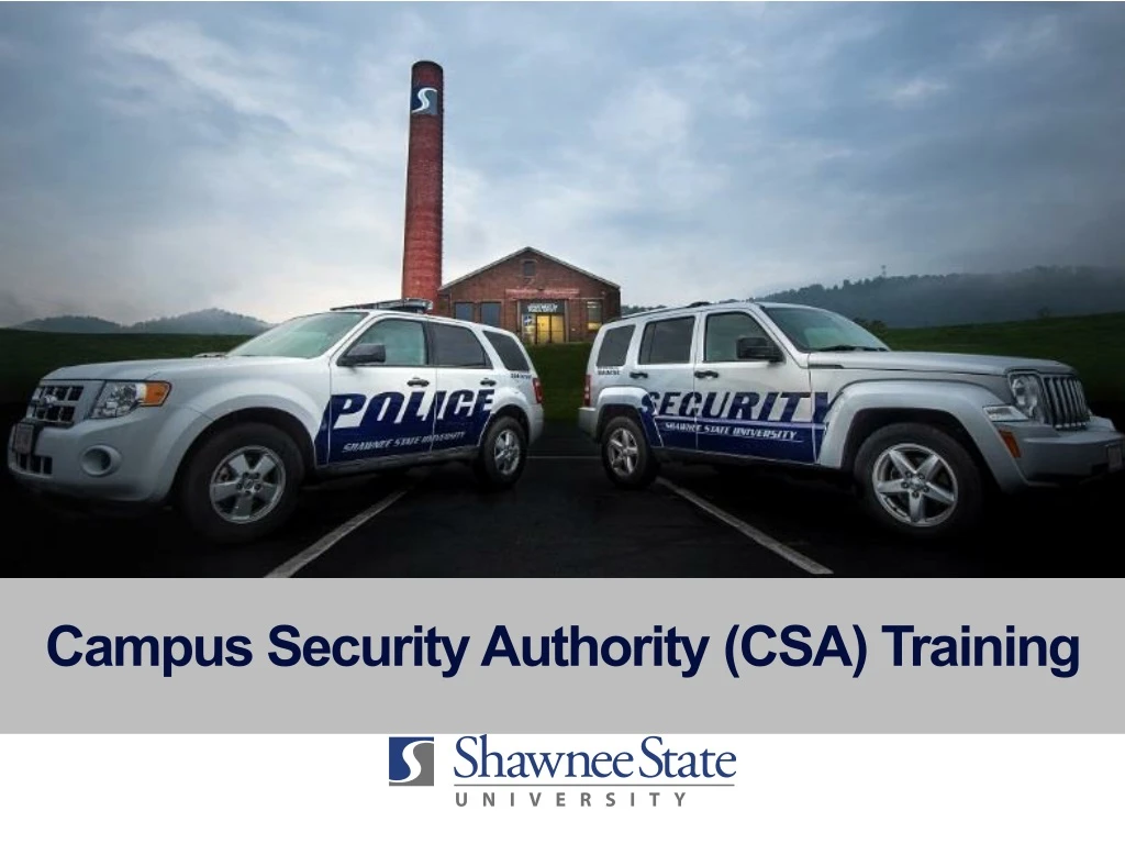 campus security authority csa training