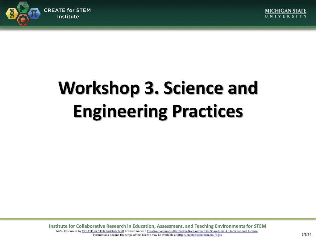 workshop 3 science and engineering practices