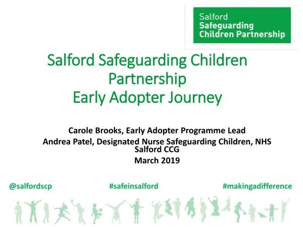 Salford Safeguarding Children Partnership Early Adopter Journey