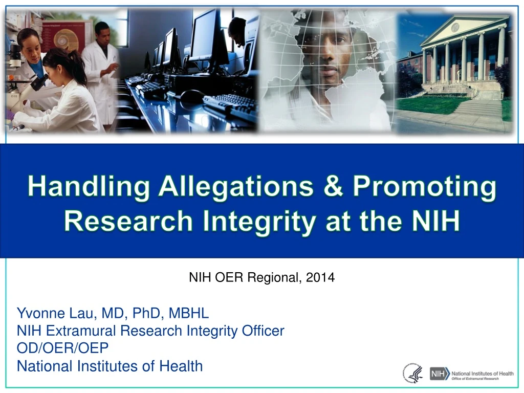 handling allegations promoting research integrity at the nih