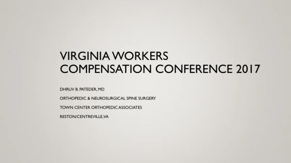 Virginia workers compensation conference 2017