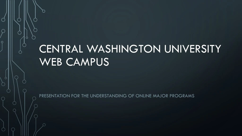 central washington university web campus