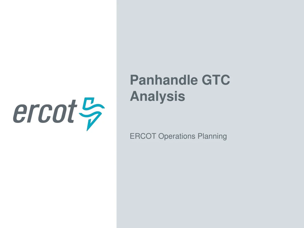 panhandle gtc analysis ercot operations planning