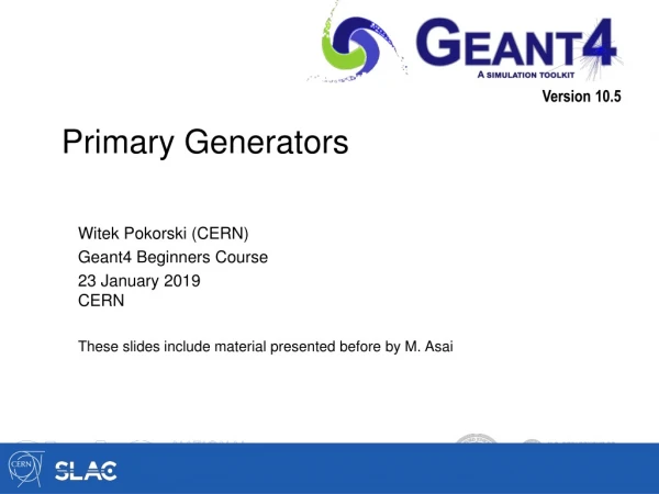 Primary Generators