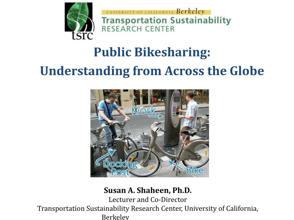 public bikesharing understanding from across the globe