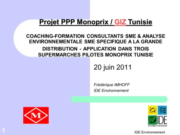 Projet PPP Monoprix
