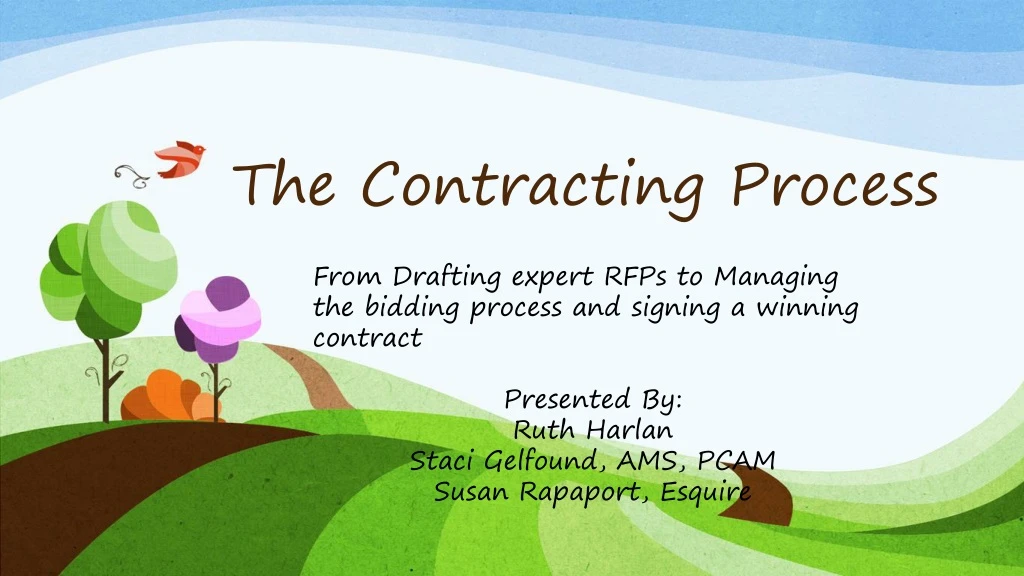 the contracting process