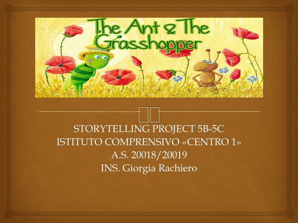 the ant and the grasshopper