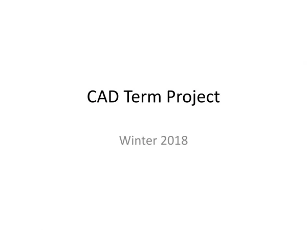 CAD Term Project