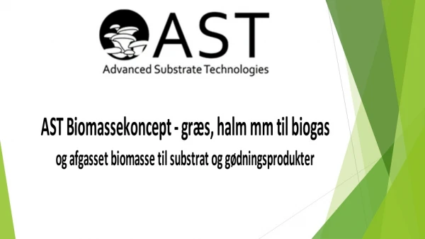 Biogas Plant +/- AST add On