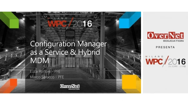 Configuration Manager as a Service &amp; Hybrid MDM