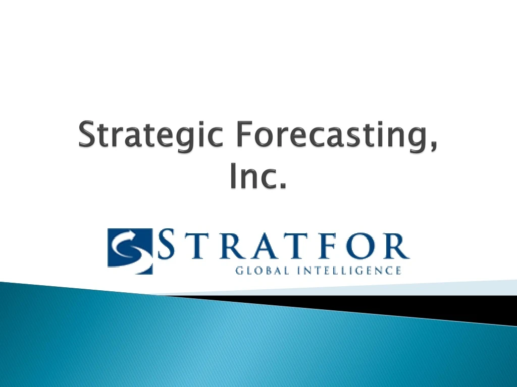 strategic forecasting inc