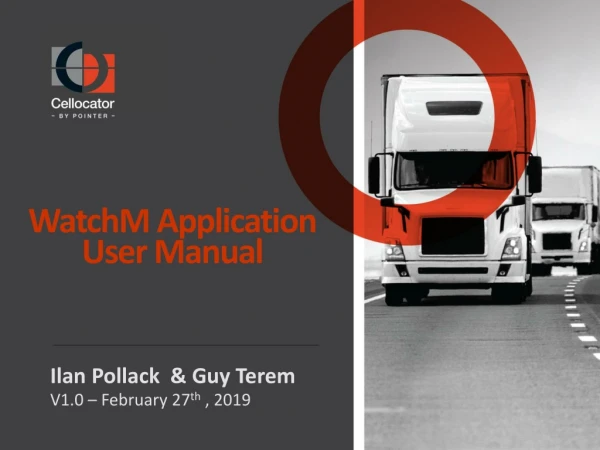 WatchM Application User Manual