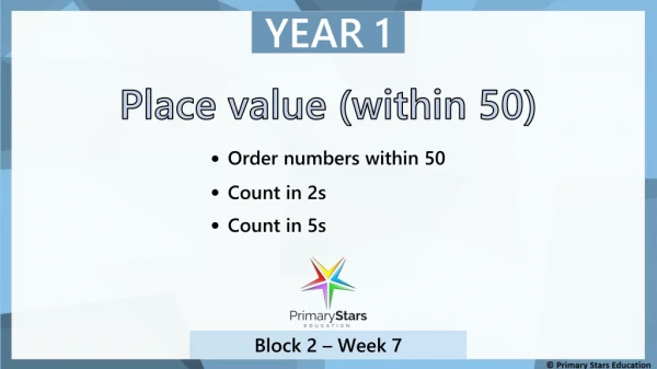 Place value (within 50)