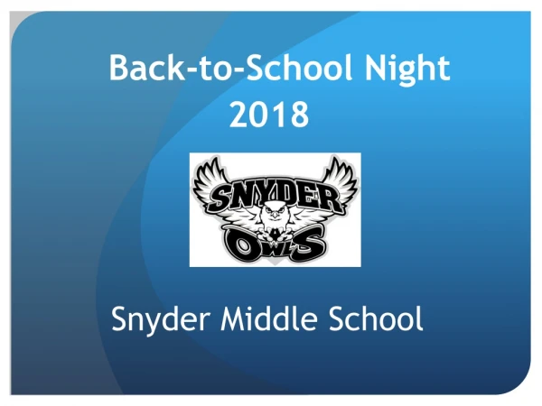 Snyder Middle School