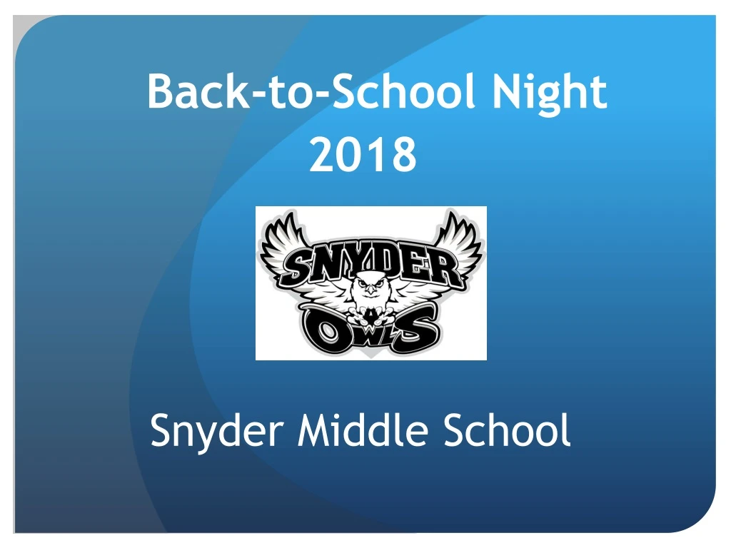 snyder middle school