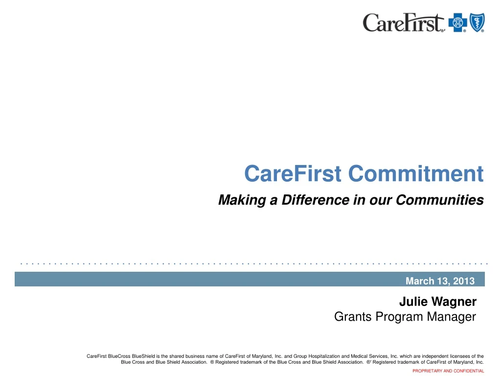 carefirst making a difference carefirst