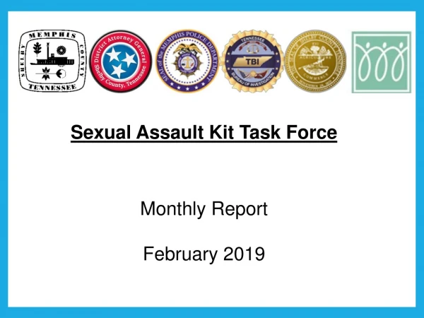 Sexual Assault Kit Task Force Monthly Report February 2019