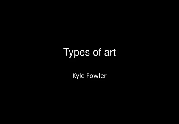 Types of art