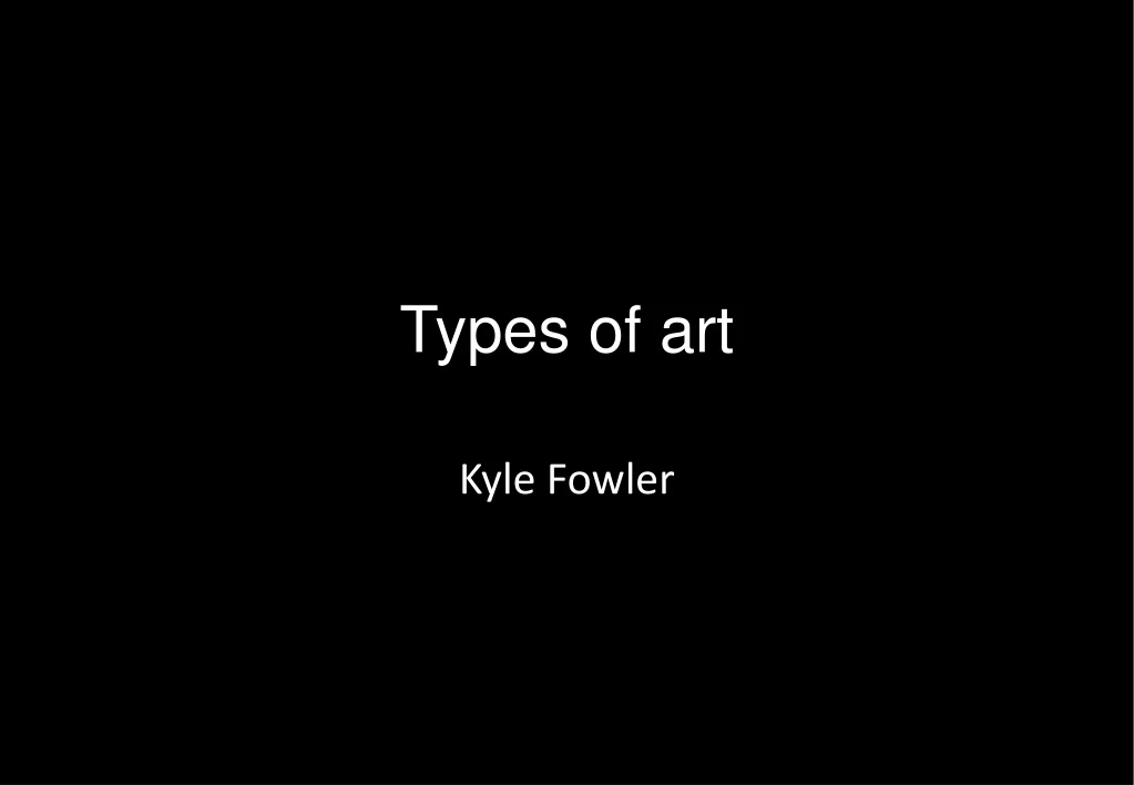types of art