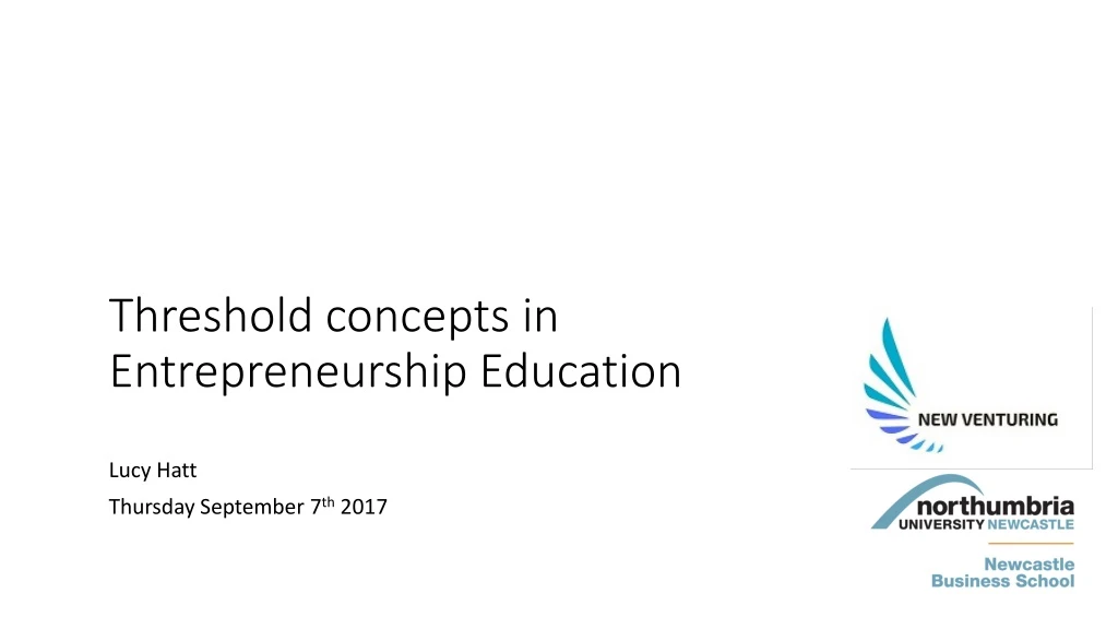 threshold concepts in entrepreneurship education