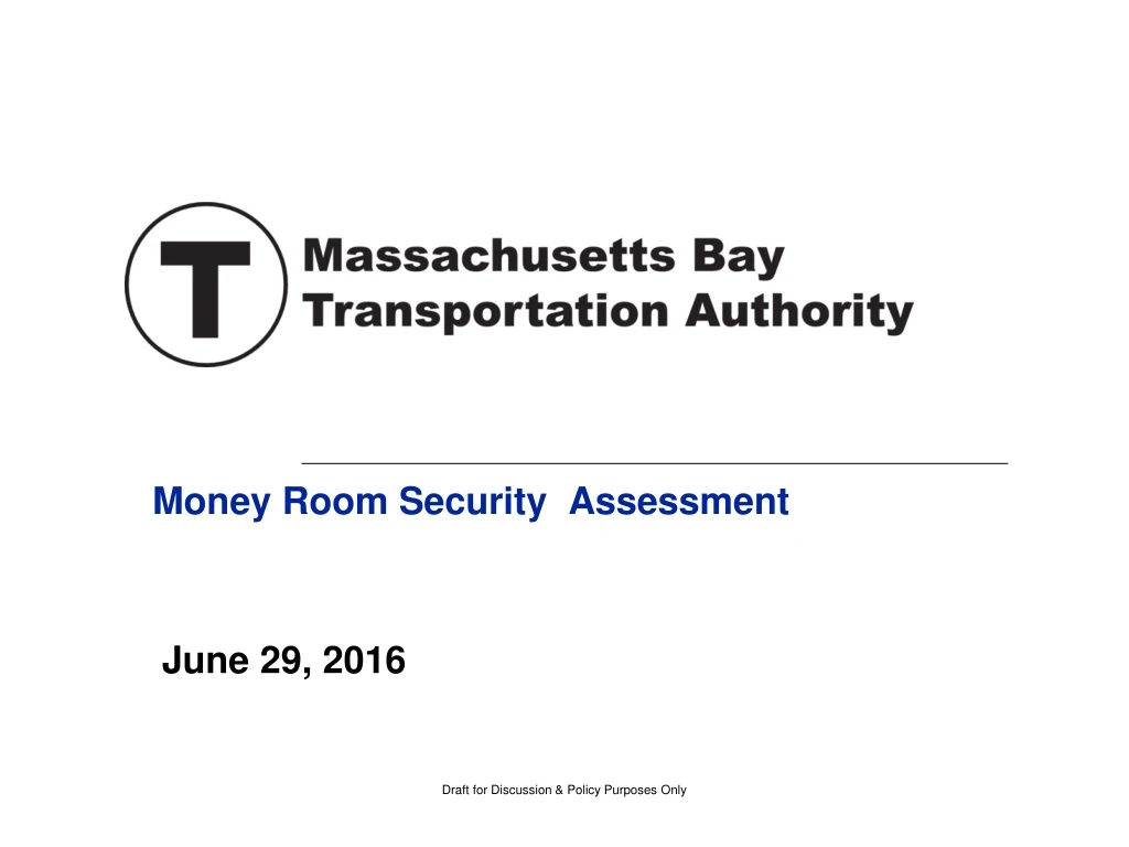 money room security assessment