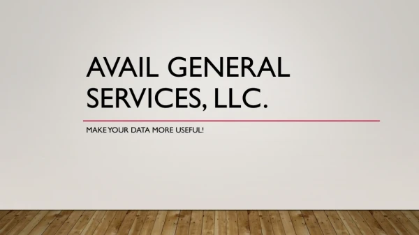 AVAIL General Services, LLC.