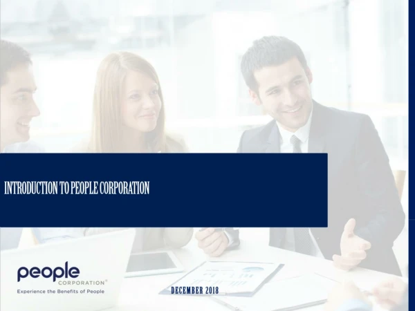 INTRODUCTION TO PEOPLE CORPORATION